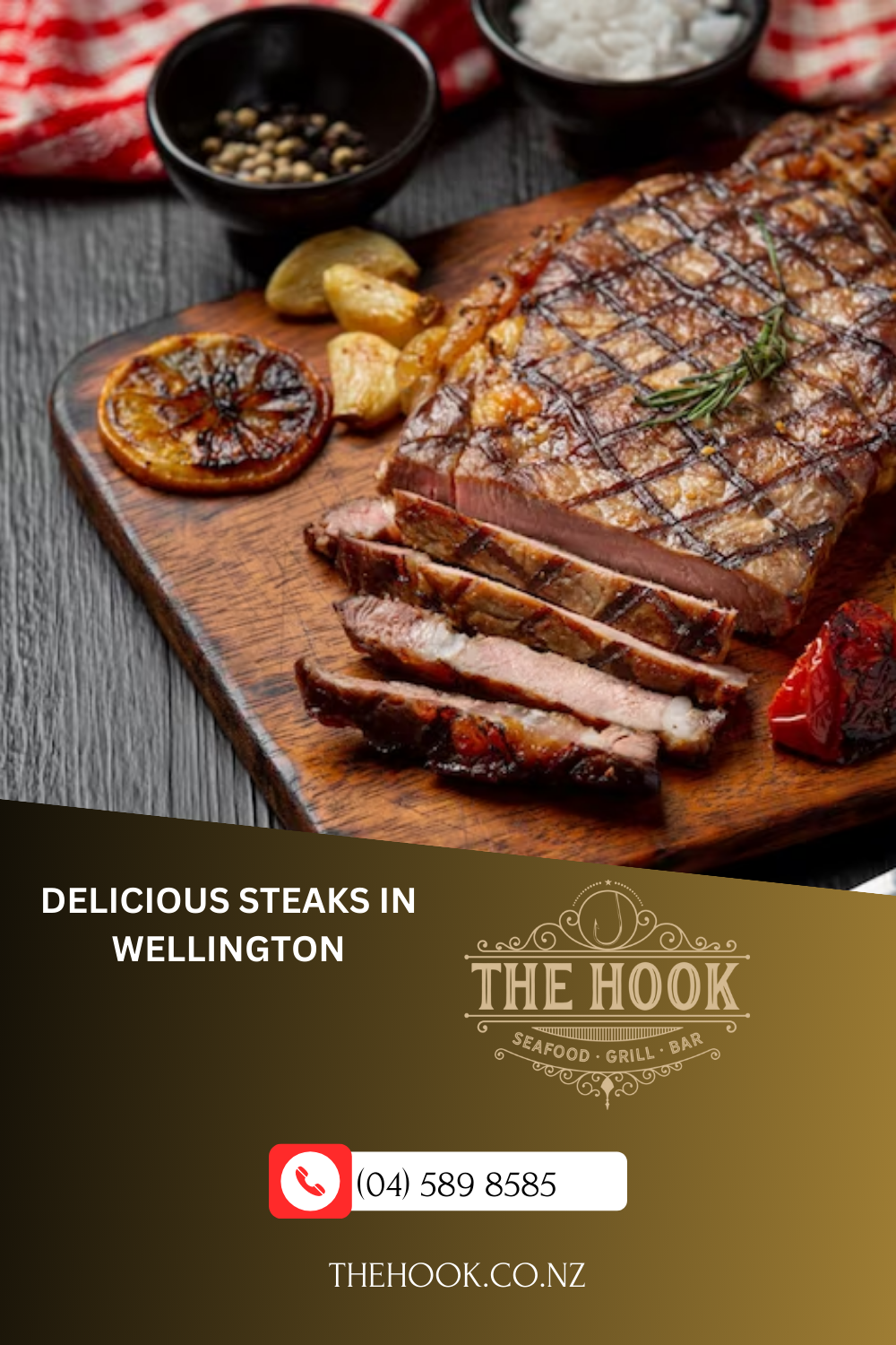Steak Restaurant Wellington - The Hook Special